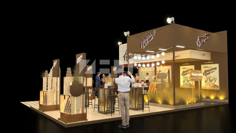 餐飲展臺設(shè)計效果圖 餐飲展臺設(shè)計效果圖