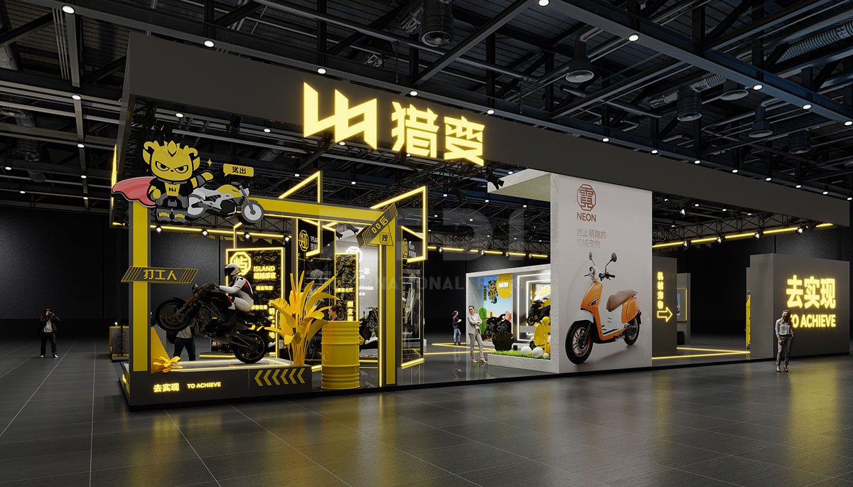 400㎡摩托車(chē)展會(huì)設(shè)計(jì)圖