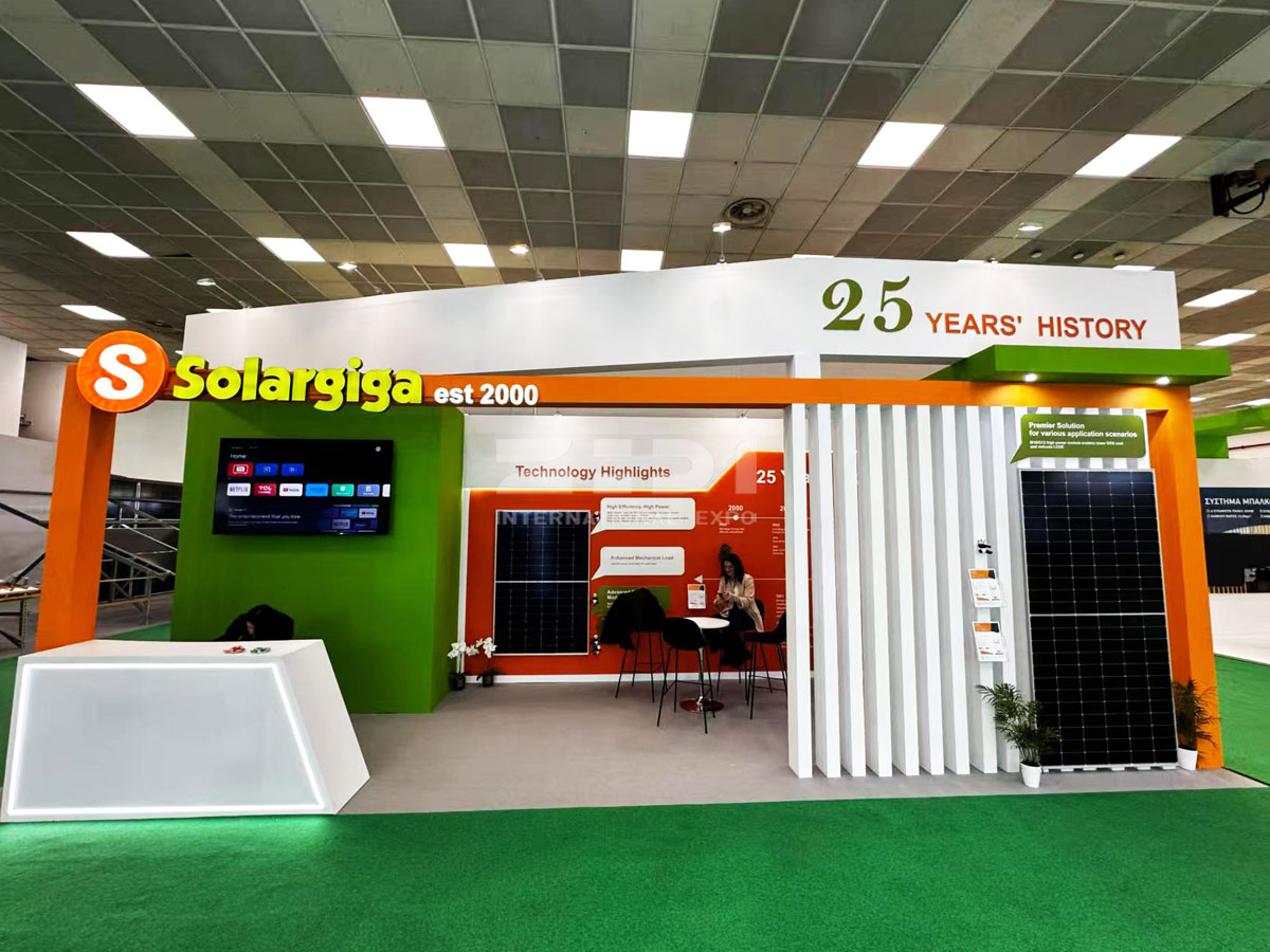 27㎡南非光伏能源展位搭建